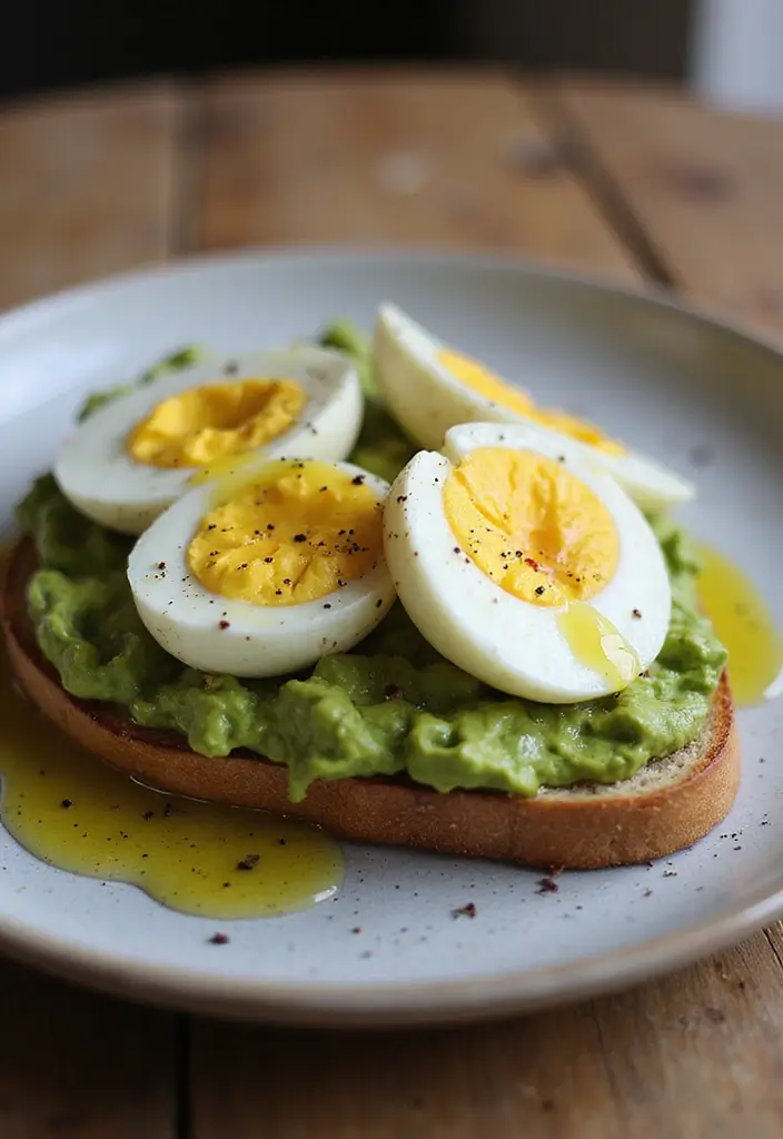 Versatile Boiled Eggs Recipes: From Salads to Snacks - 7. Boiled Egg and Avocado Toast