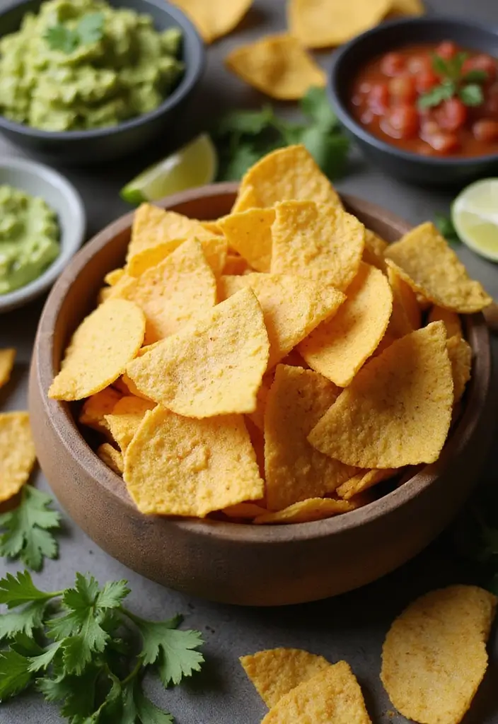 Versatile Corn Tortilla Recipes: Tacos, Enchiladas, and Beyond - 3. Crispy Corn Tortilla Chips