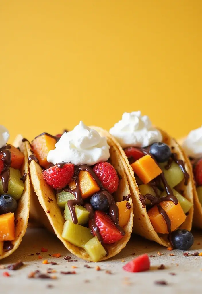Versatile Corn Tortilla Recipes: Tacos, Enchiladas, and Beyond - 5. Sweet Corn Tortilla Dessert Tacos
