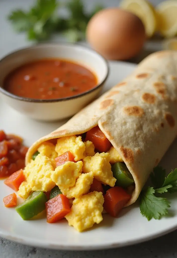Versatile Corn Tortilla Recipes: Tacos, Enchiladas, and Beyond - 6. Corn Tortilla Breakfast Burritos