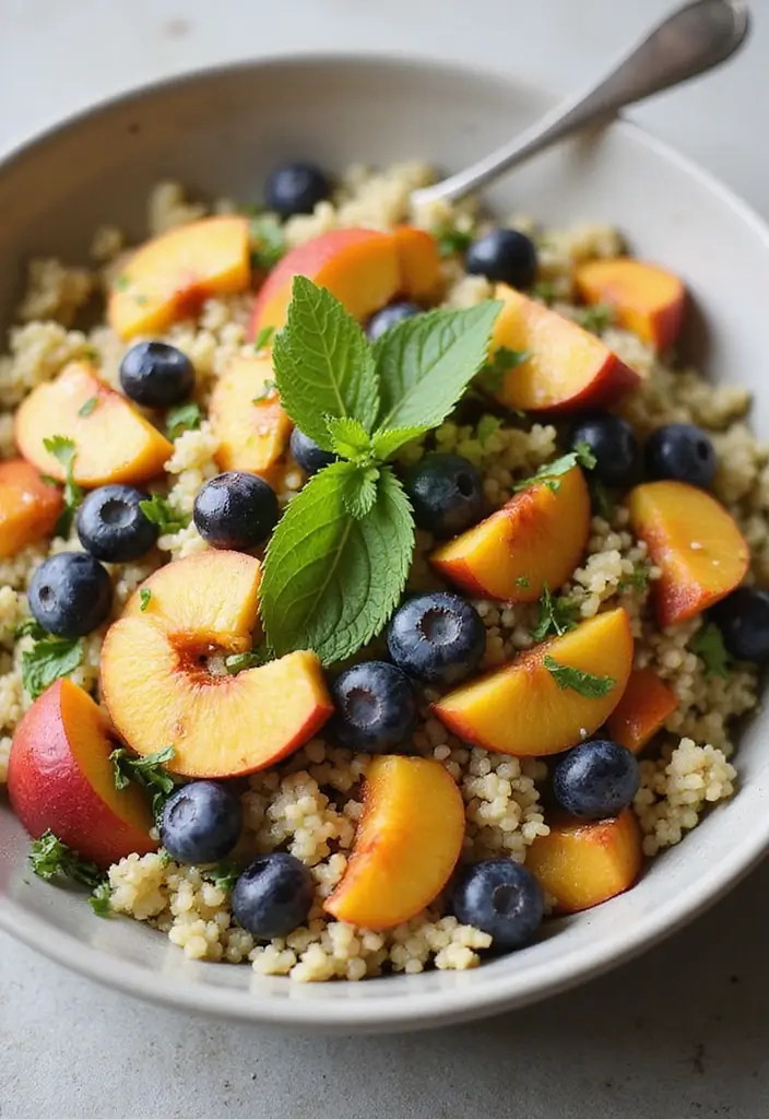 Vibrant Healthy Salad Recipes: Nutrient-Packed Bowls - 10. Fruity Couscous Salad