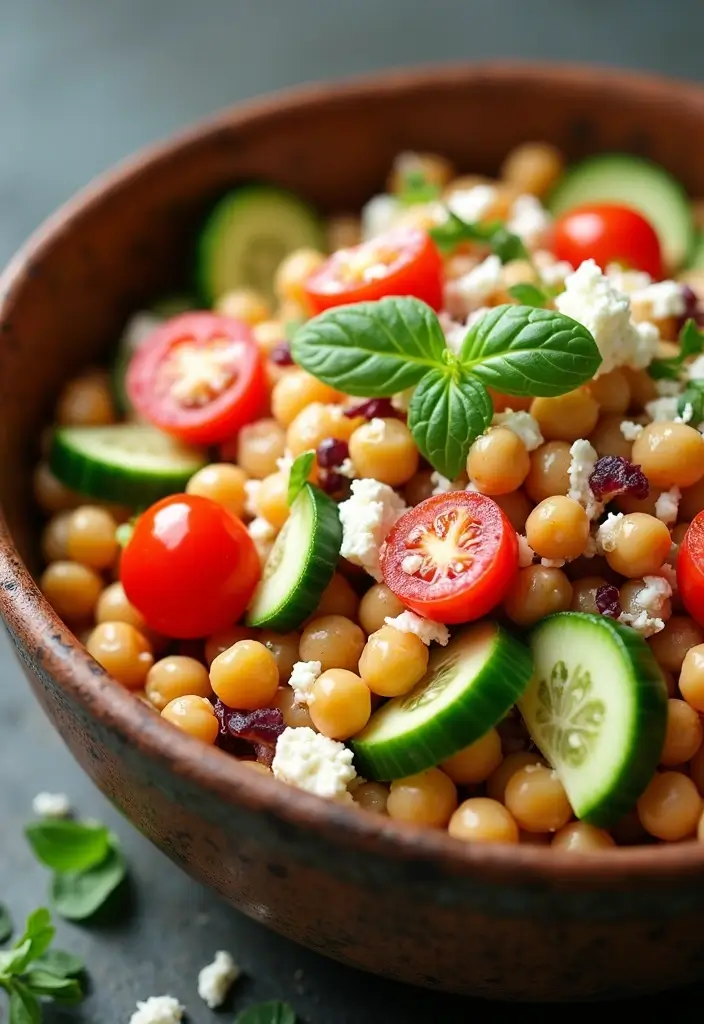 Vibrant Healthy Salad Recipes: Nutrient-Packed Bowls - 2. Mediterranean Chickpea Salad