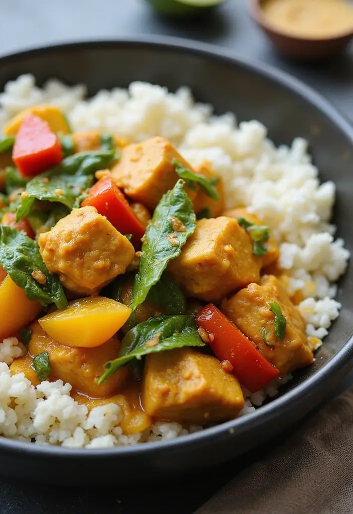Vital Healthy Chicken Recipes: Light and Nutritious Options - 4. Coconut Curry Chicken