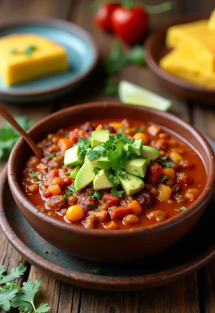 Warming Winter Dinner Recipes: Hearty Seasonal Feasts - 3. Hearty Vegetable Chili