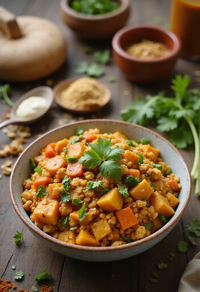 Wholesome Healthy Indian Recipes: Spices for Wellness - 7. Masala Oats