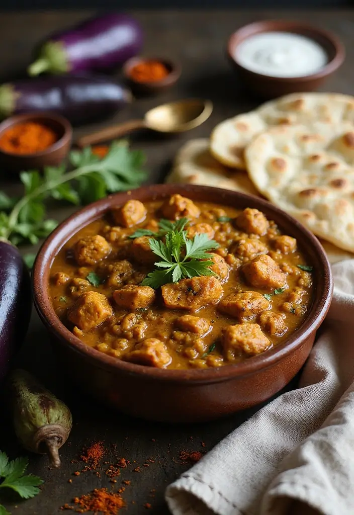 Wholesome Healthy Indian Recipes: Spices for Wellness - 9. Baingan Bharta (Roasted Eggplant Mash)