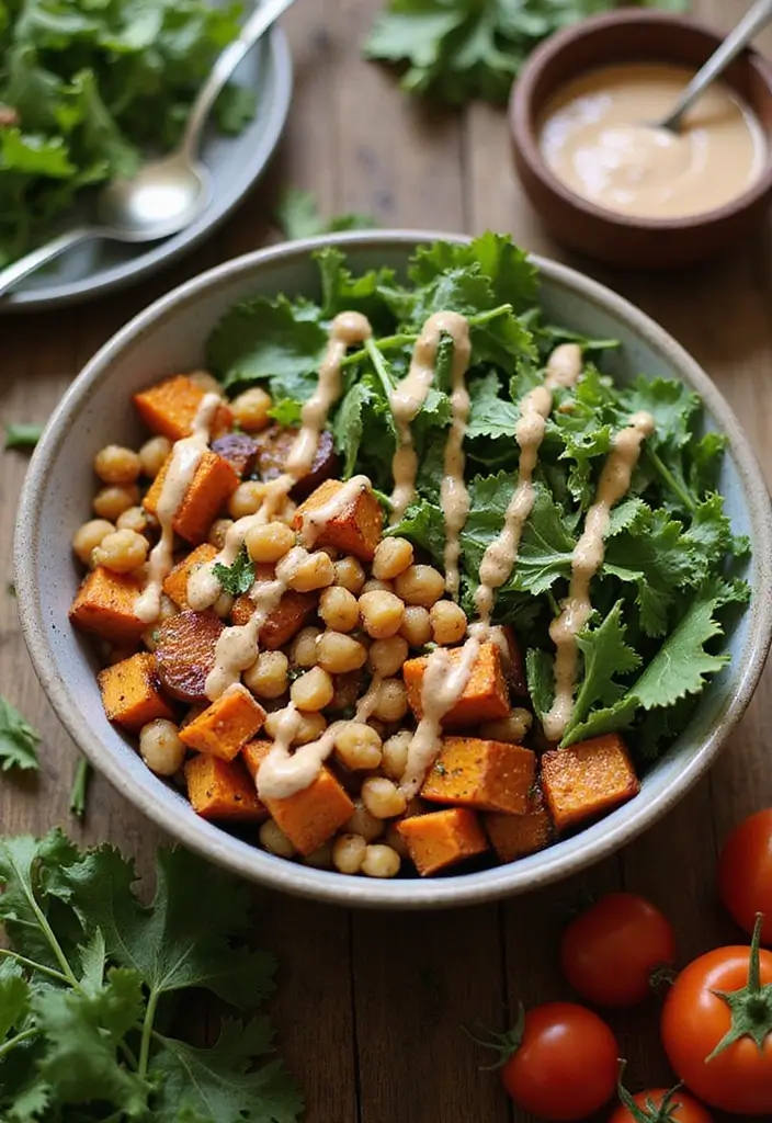 Wholesome Whole Food Recipes: Nourishing Meals from Natural Ingredients - 3. Sweet Potato and Chickpea Buddha Bowl