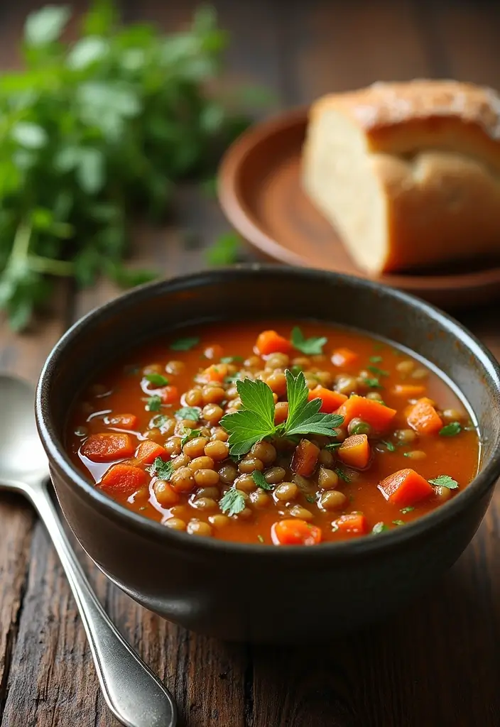 Wholesome Whole Food Recipes: Nourishing Meals from Natural Ingredients - 4. Hearty Lentil Soup