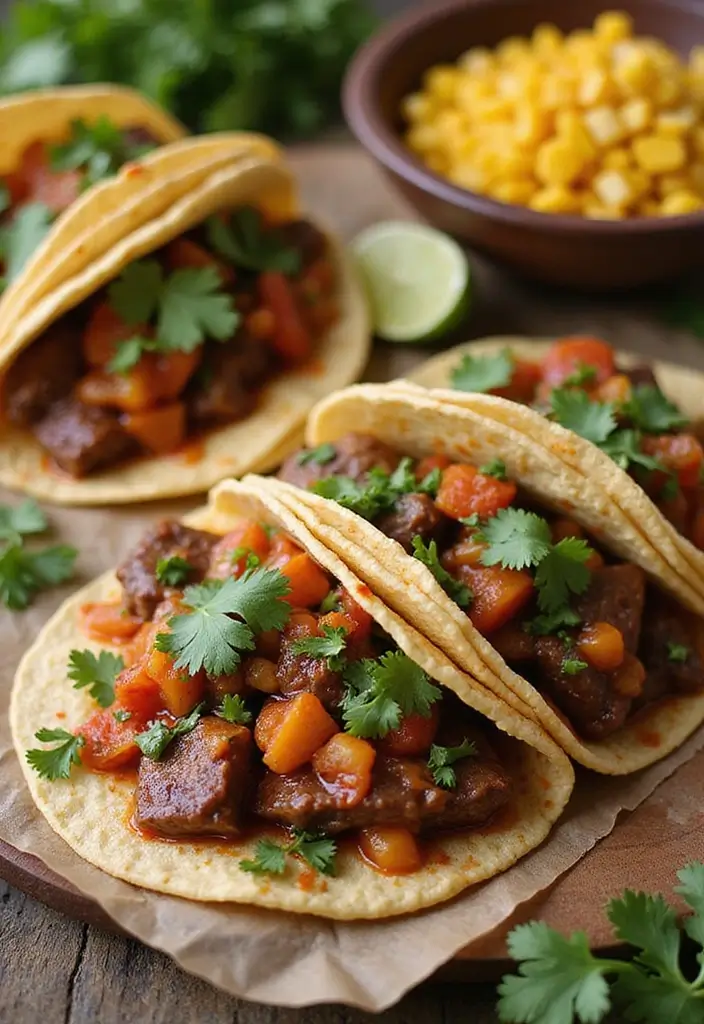 Zesty Steak Tacos Recipes: Street-Style Mexican Favorites - 2. Spicy Steak Tacos with Chipotle Salsa
