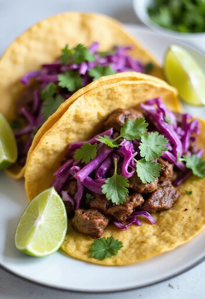Zesty Steak Tacos Recipes: Street-Style Mexican Favorites - 3. Cilantro-Lime Steak Tacos