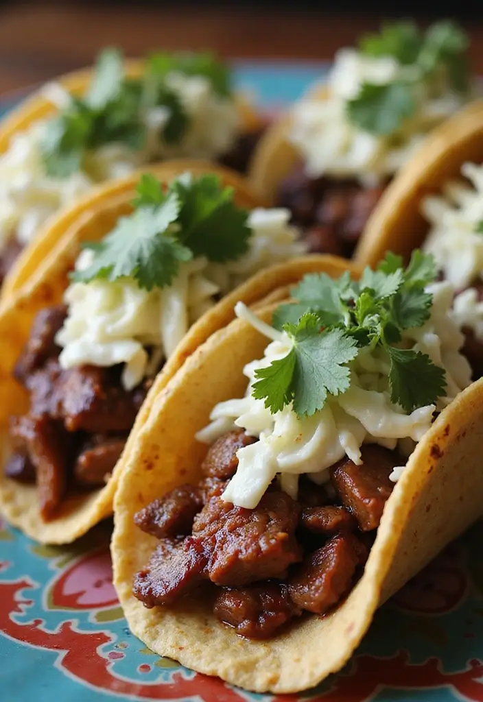Zesty Steak Tacos Recipes: Street-Style Mexican Favorites - 8. Smoky BBQ Steak Tacos