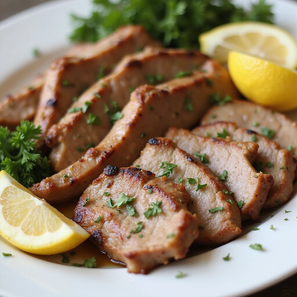 Grilled Pork Steak Recipes: Marinated and Charred - Step 7: Prepare for Serving