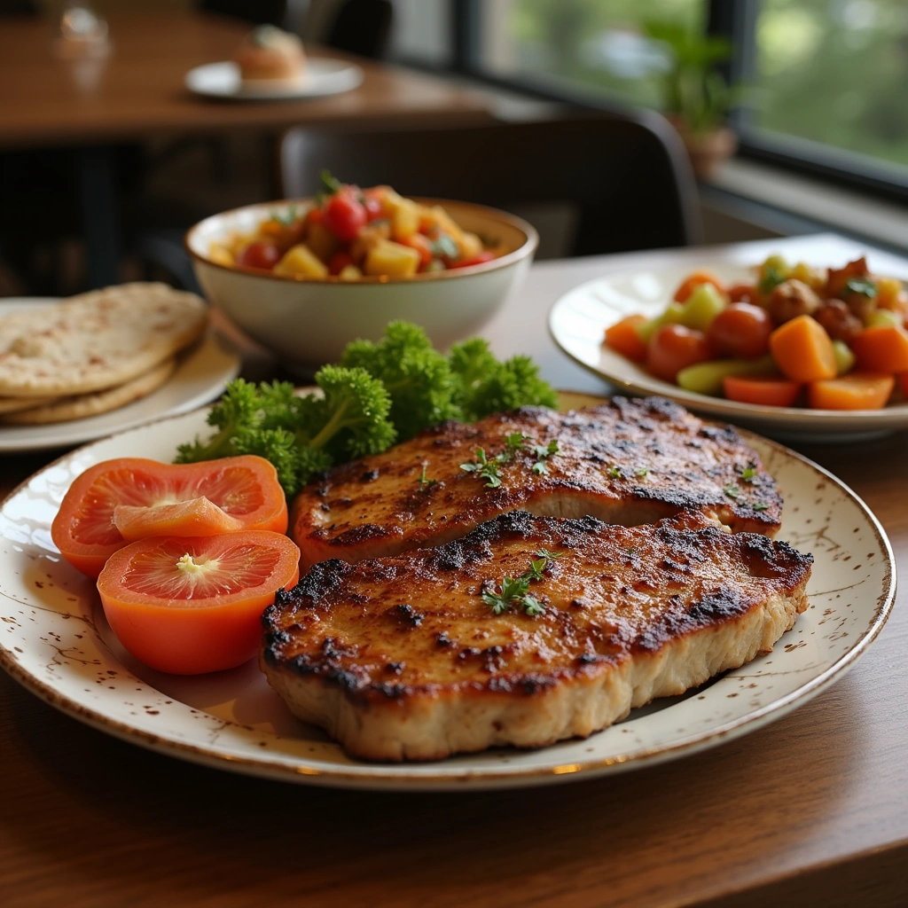 Grilled Pork Steak Recipes: Marinated and Charred - Step 8: Serve and Enjoy