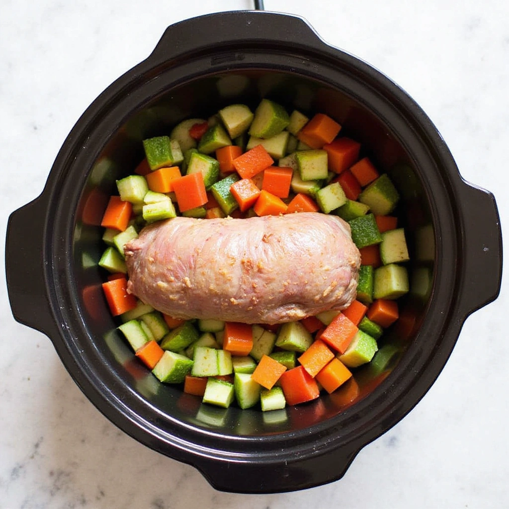 Juicy Pork Loin Crock Pot Recipes: Effortless Roasts - Step 4: Prepare the Vegetables