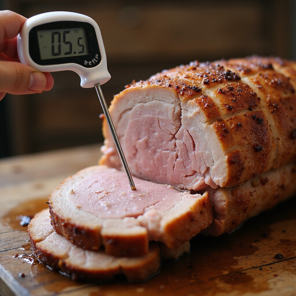 Juicy Pork Loin Crock Pot Recipes: Effortless Roasts - Step 7: Check for Doneness