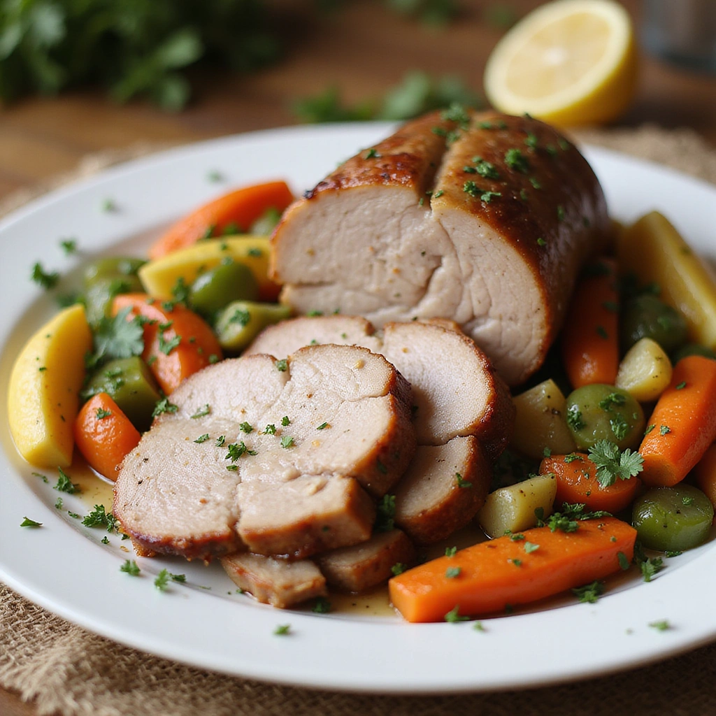 Juicy Pork Loin Crock Pot Recipes: Effortless Roasts - Step 9: Serve and Enjoy