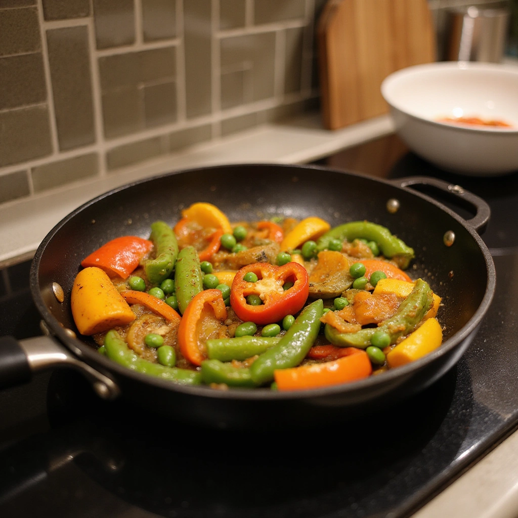 Nutty Brown Rice Recipes: Healthy Grain Sides - Step 3: Sauté the Vegetables