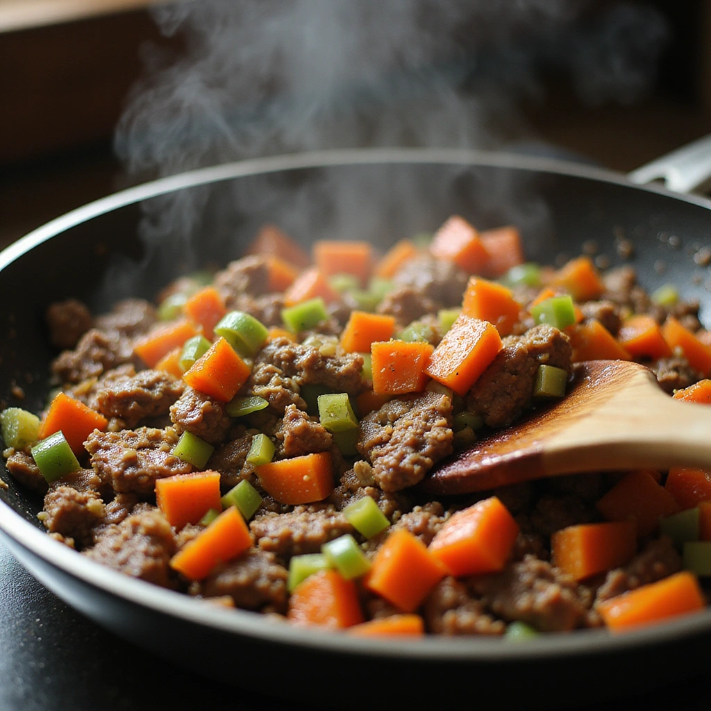 Robust Beef Recipes for Dinner: Steaks and Stews - Step 6: Add Vegetables and Aromatics