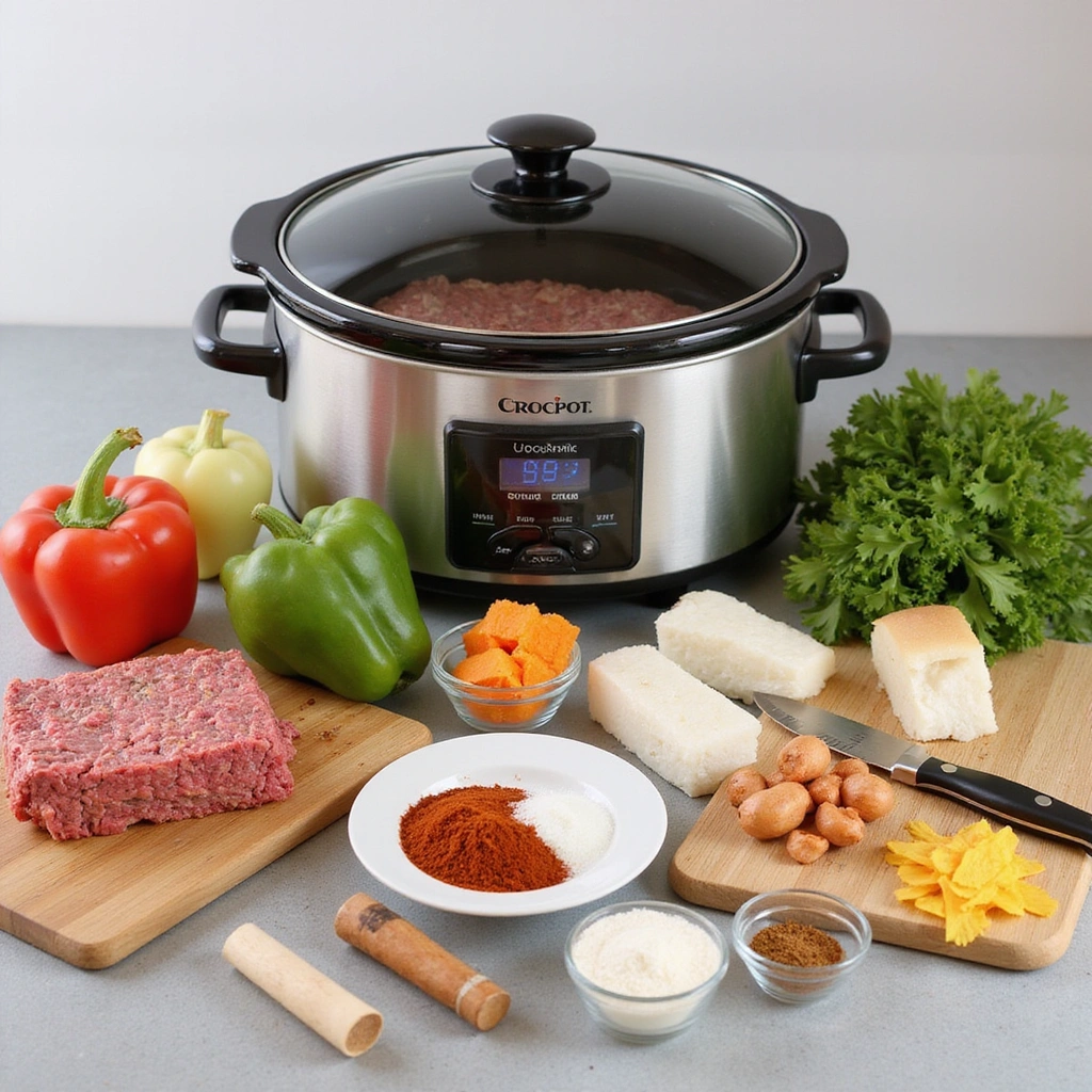 Set-and-Forget Ground Beef Crockpot Recipes: Easy Slow Cookers - Step 1: Prepare Ingredients