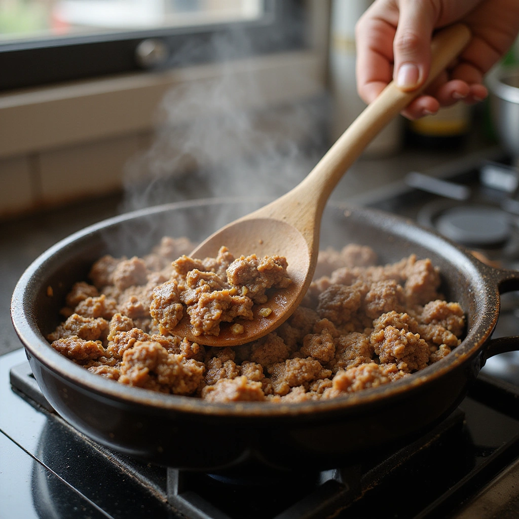 Set-and-Forget Ground Beef Crockpot Recipes: Easy Slow Cookers - Step 2: Brown the Ground Beef