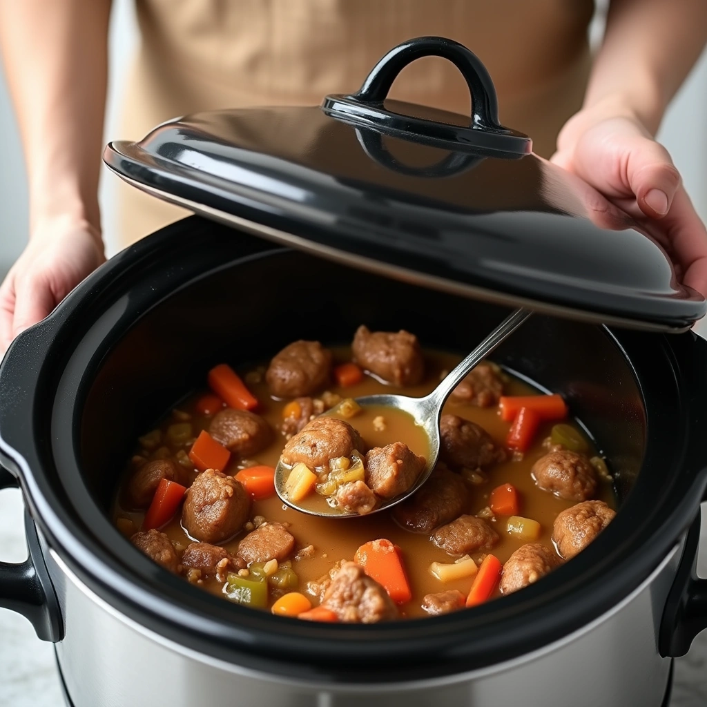 Set-and-Forget Ground Beef Crockpot Recipes: Easy Slow Cookers - Step 7: Check for Doneness