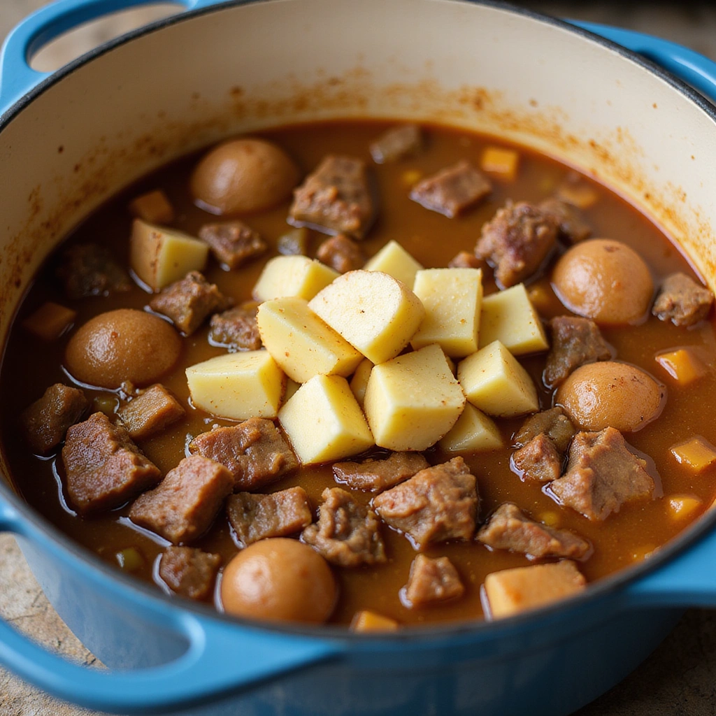 Tender Beef Stew Meat Recipes: Slow-Simmered Comfort - Step 7: Add Potatoes
