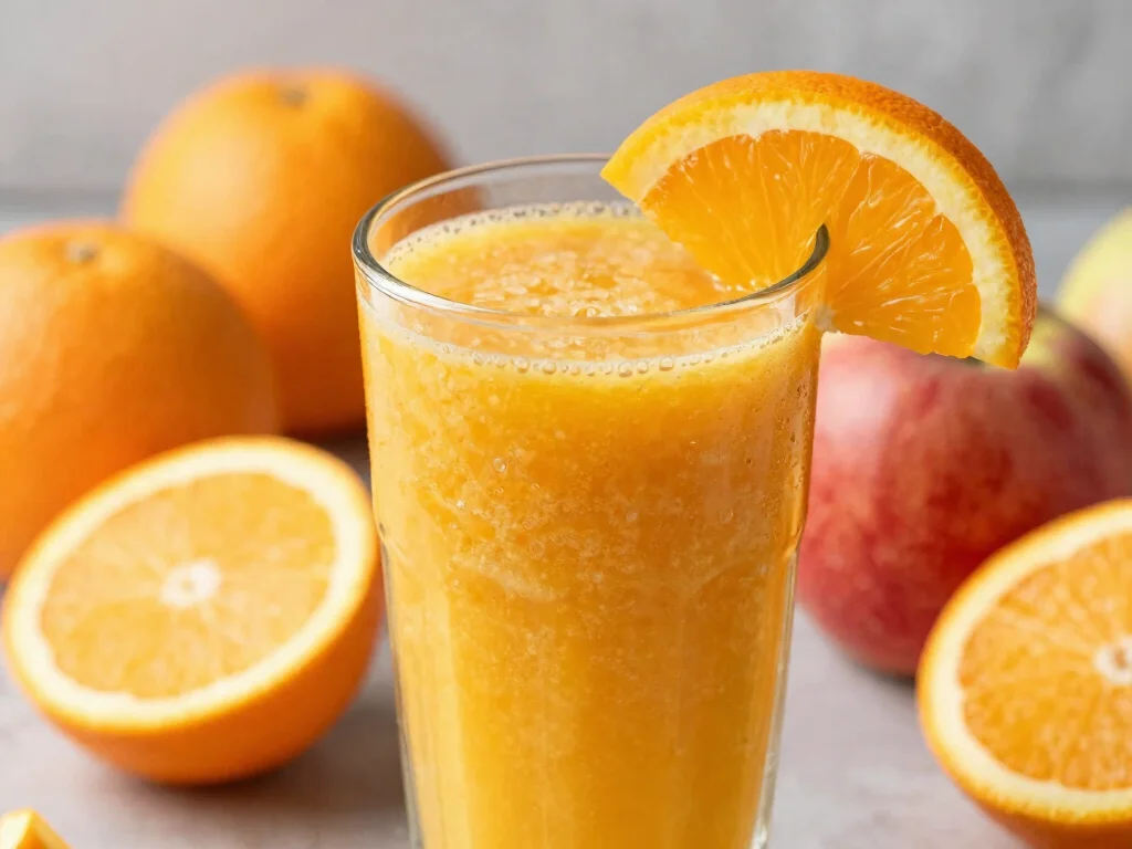 16 Apple Juice Smoothie Recipes to Try Today - 10. Apple Orange Sunrise Smoothie 1