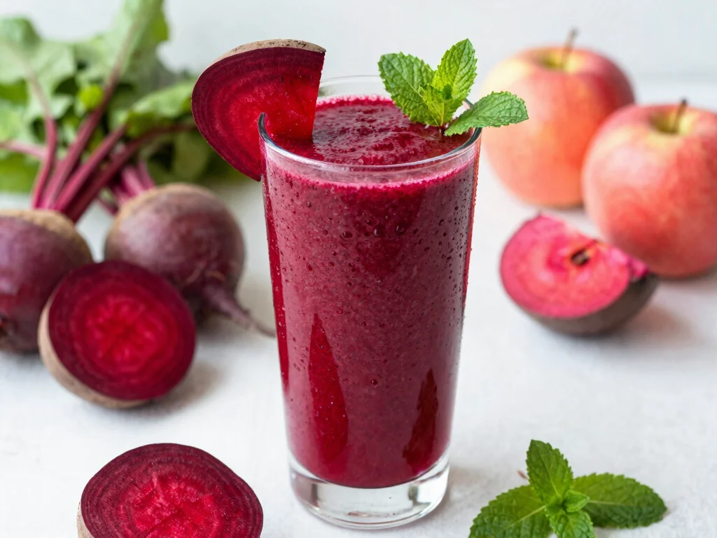 16 Apple Juice Smoothie Recipes to Try Today - 15. Apple Beet Smoothie 1