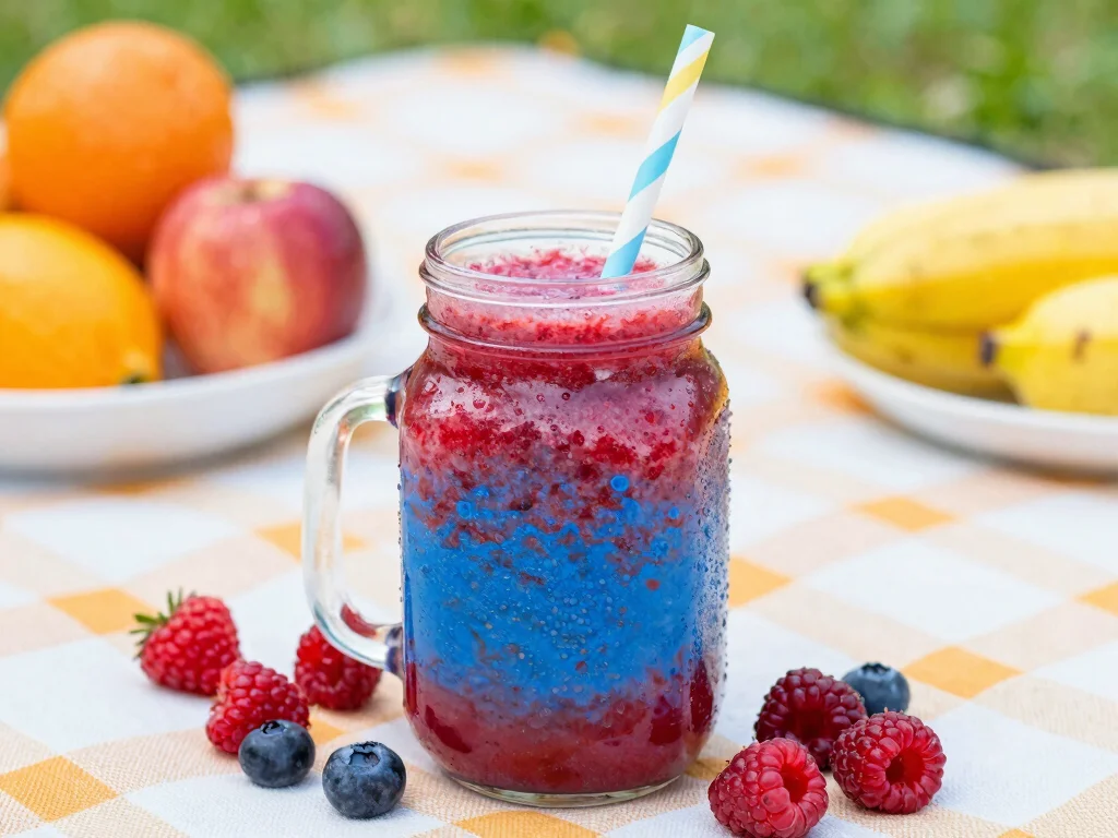 16 Apple Juice Smoothie Recipes to Try Today - 2. Apple Berry Burst Smoothie 1