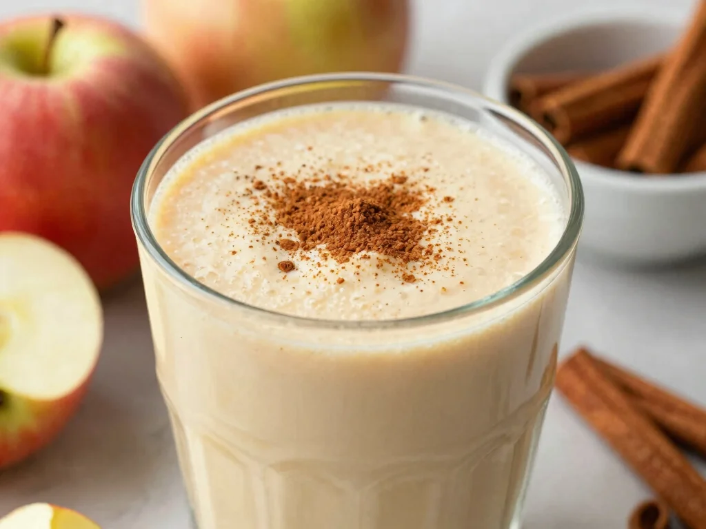 16 Apple Juice Smoothie Recipes to Try Today - 5. Creamy Apple Cinnamon Smoothie 1