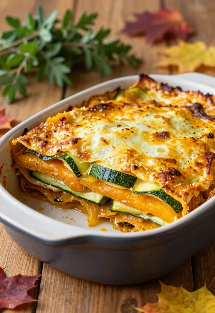 16 Best Vegetarian Zucchini Lasagna Recipes to Try Tonight - 10. Butternut Squash Zucchini Lasagna 1
