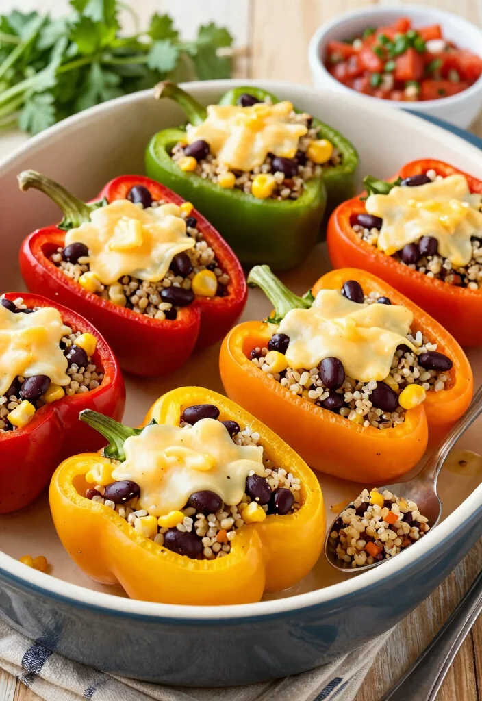 16 Delicious Vegetarian Gluten-Free Recipes Everyone Can Enjoy - 11. Stuffed Bell Peppers 1