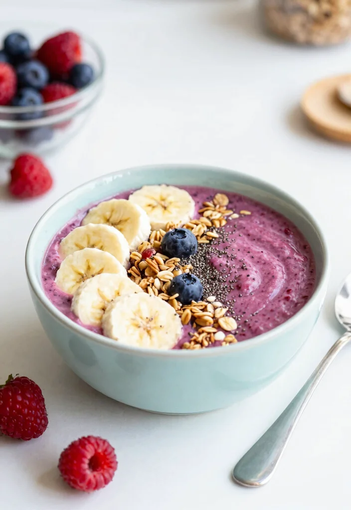 16 Delicious Vegetarian Gluten-Free Recipes Everyone Can Enjoy - 15. Berry Smoothie Bowl 1