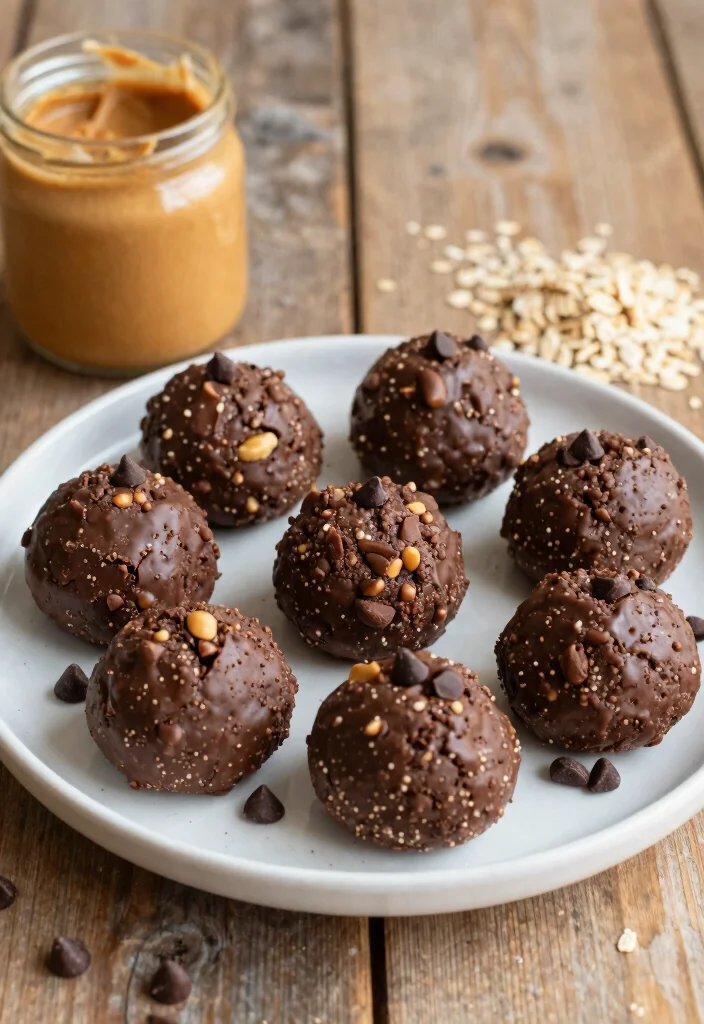 16 Delicious Vegetarian Gluten-Free Recipes Everyone Can Enjoy - 16. Chocolate Peanut Butter Energy Bites 1