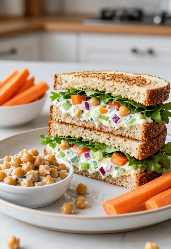 16 Delicious Vegetarian Gluten-Free Recipes Everyone Can Enjoy - 6. Chickpea Salad Sandwich 1