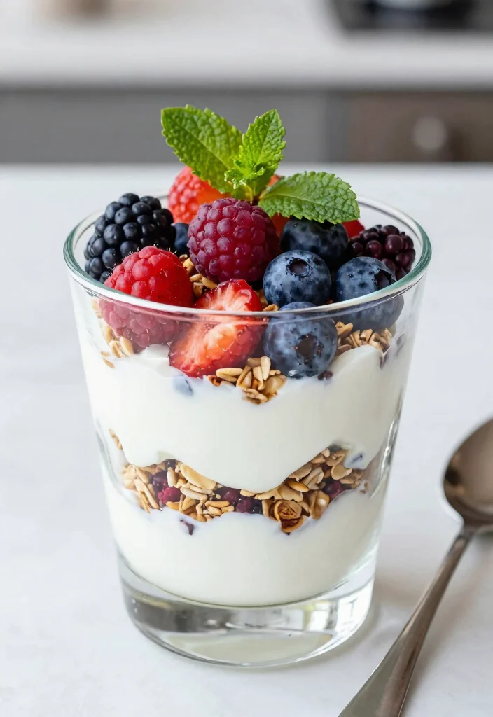 16 Easy Vegetarian 7-Day Diet Plans for Beginners - 12. Greek Yogurt Parfait 1