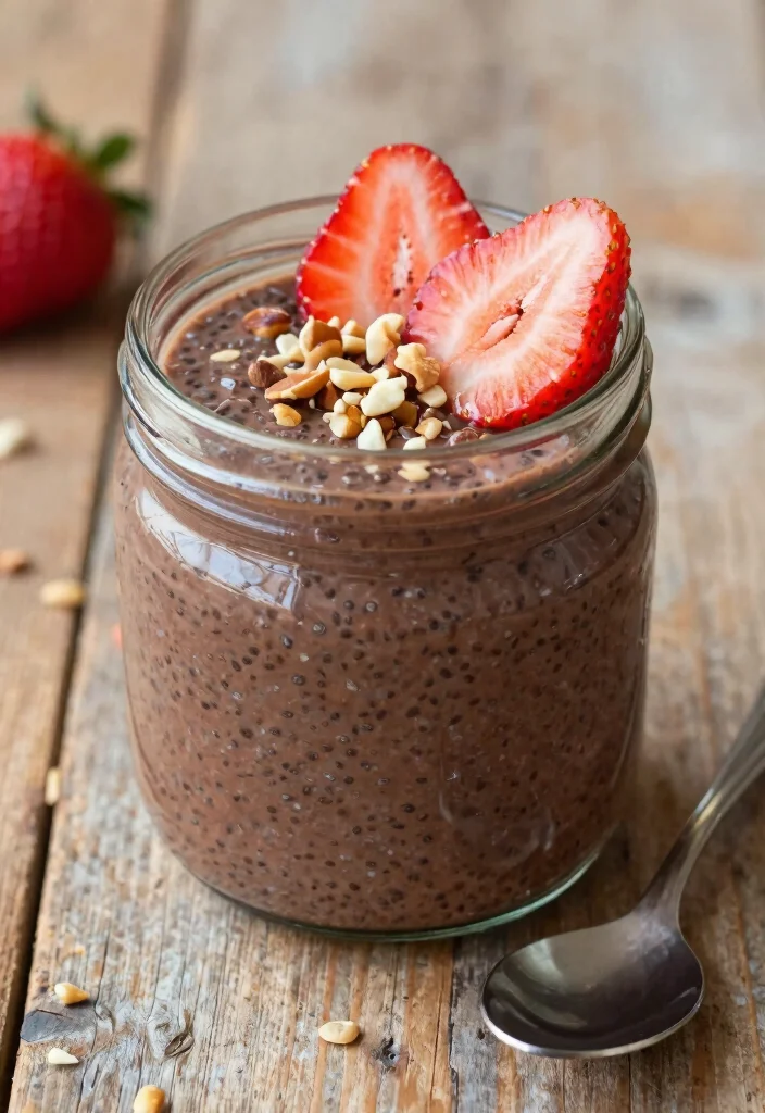 16 Easy Vegetarian 7-Day Diet Plans for Beginners - 16. Chocolate Chia Seed Pudding 1