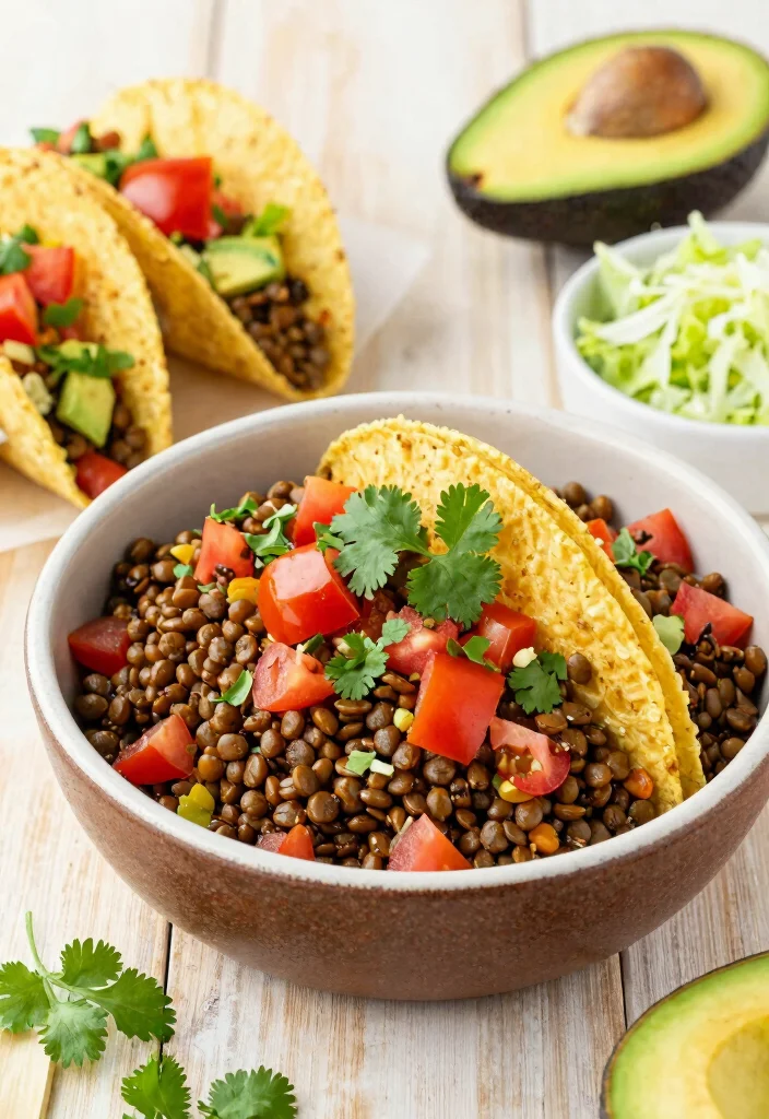16 High-Protein Vegetarian Meal Prep Ideas for Athletes - 3. Lentil Taco Filling 1
