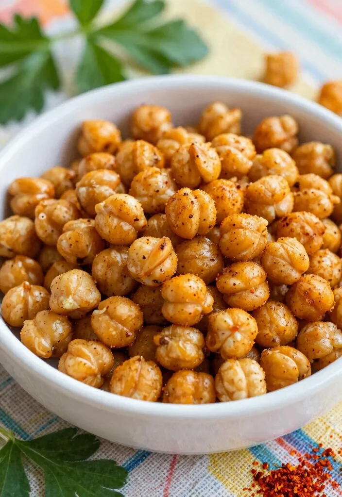 16 High-Protein Vegetarian Meal Prep Ideas for Athletes - 9. Spicy Roasted Chickpeas 1