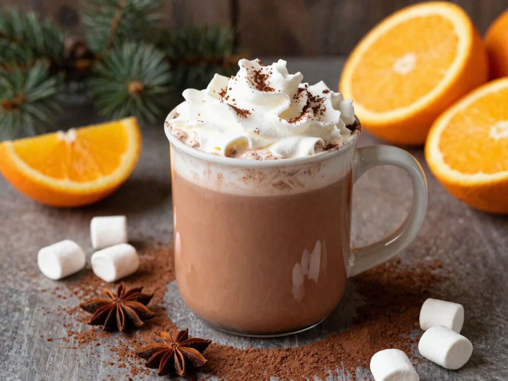 16 Hot Orange Juice Drink Recipes (Comforting & Unique) - 16. Orange Spice Hot Chocolate 1