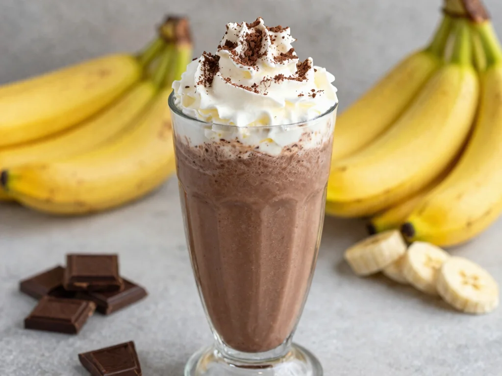 16 Juice Recipes for Kids (Fun & Nutritious) - 13. Chocolate Banana Smoothie 1