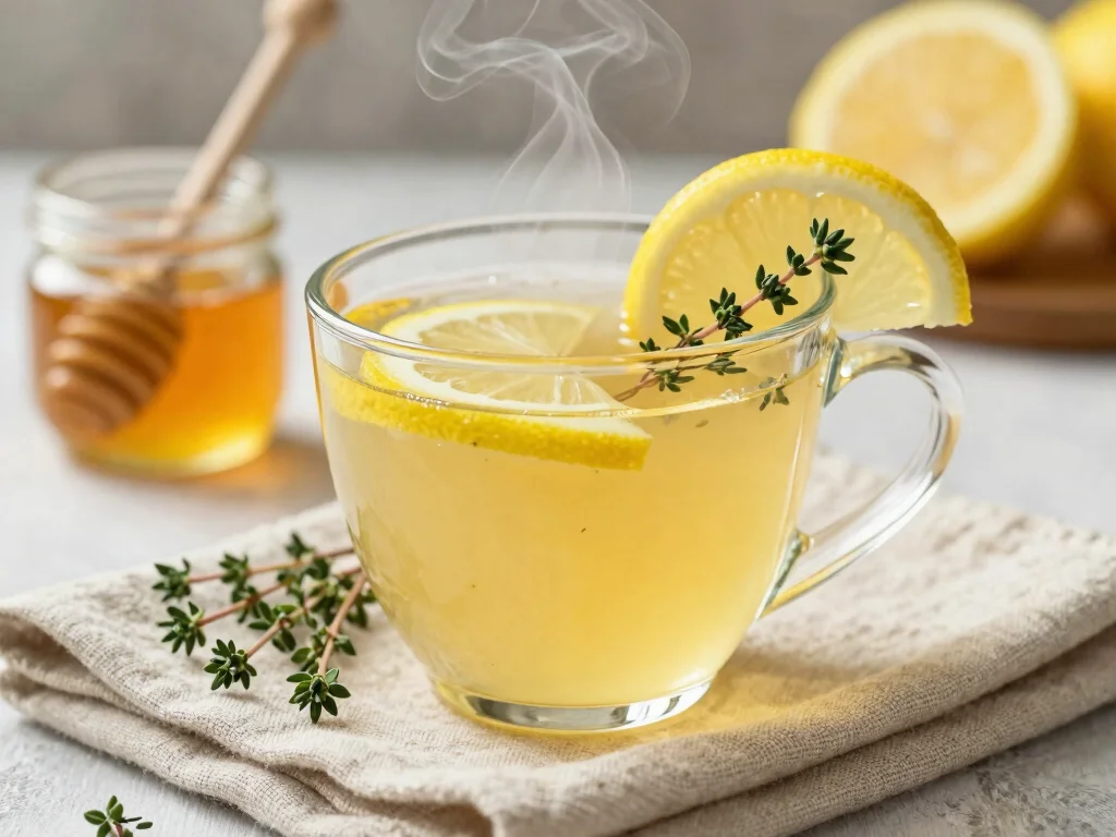 16 Juice Recipes for Sinus Infection Relief - 10. Herbal Honey Lemonade 1