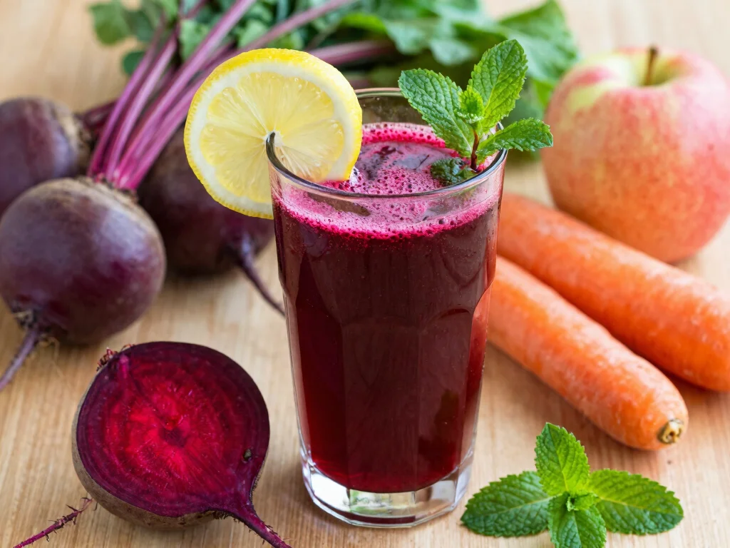 16 Juice Recipes for Sinus Infection Relief - 4. Beetroot Power Juice 1
