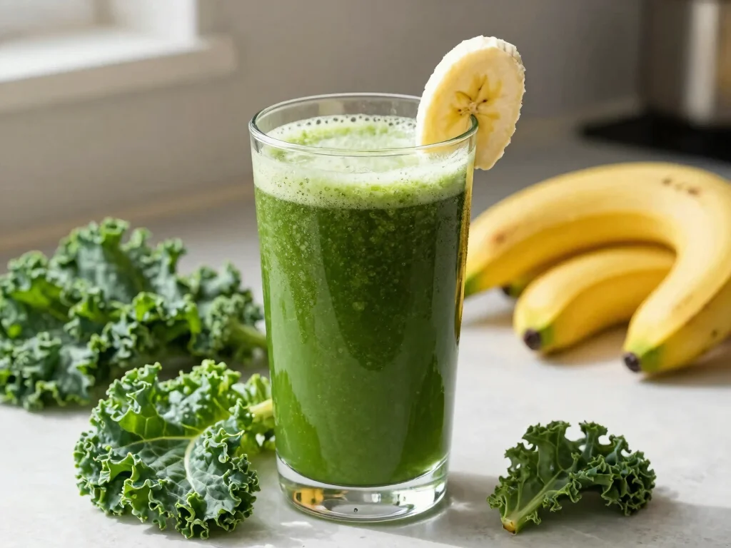 16 Kale Juice Recipes for Daily Greens - 12. Protein-Packed Kale Juice 1