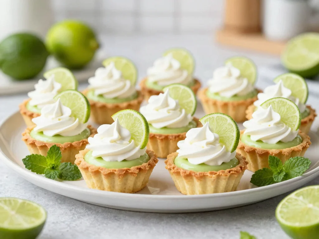 16 Key Lime Juice Recipes (Tangy & Tasty) - 11. Key Lime Tarts 1