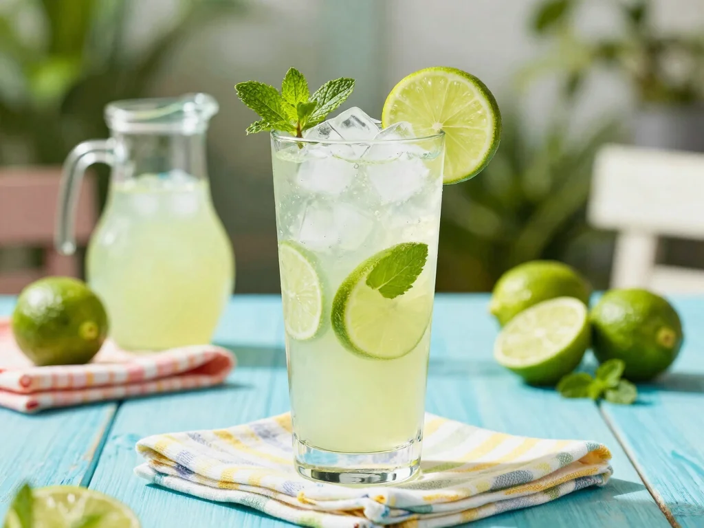 16 Key Lime Juice Recipes (Tangy & Tasty) - 2. Refreshing Key Limeade 1