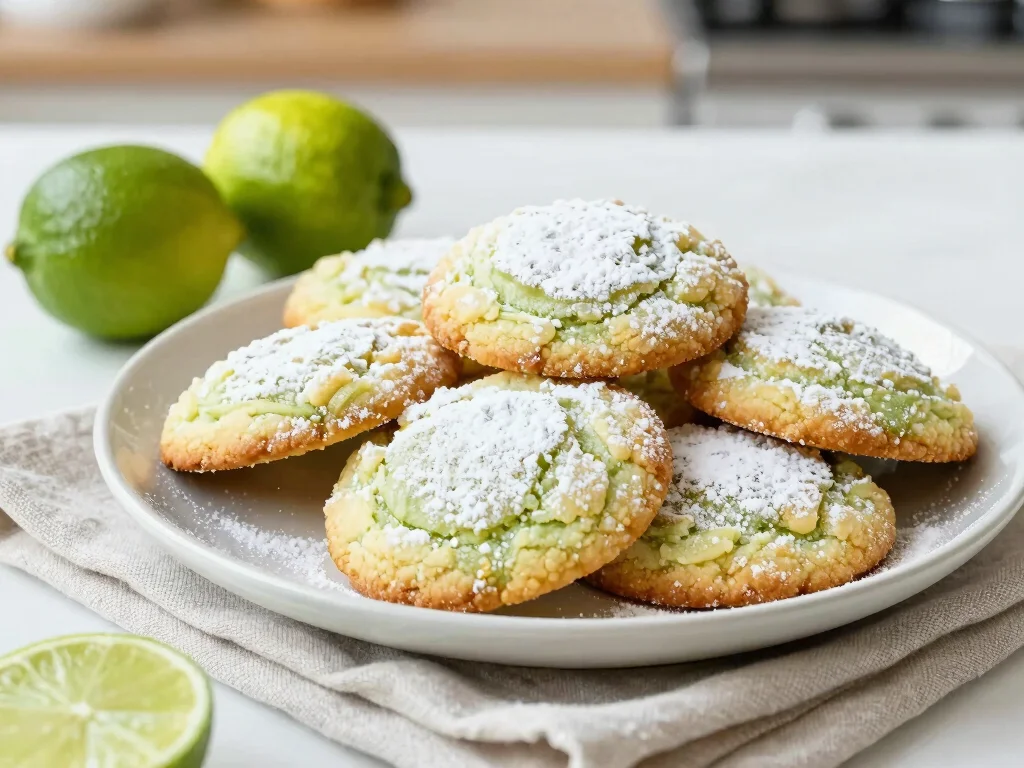 16 Key Lime Juice Recipes (Tangy & Tasty) - 7. Key Lime Sugar Cookies 1