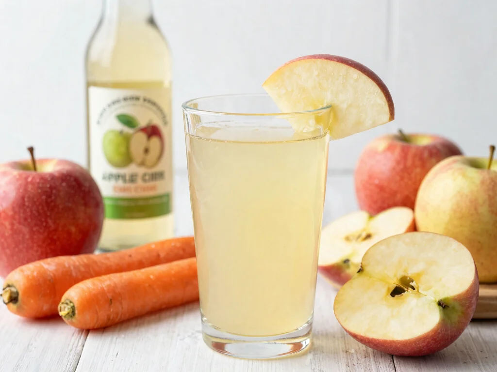 16 Liver Detox Juice Recipes for Cleansing - 5. Apple Cider Vinegar Detox Juice 1