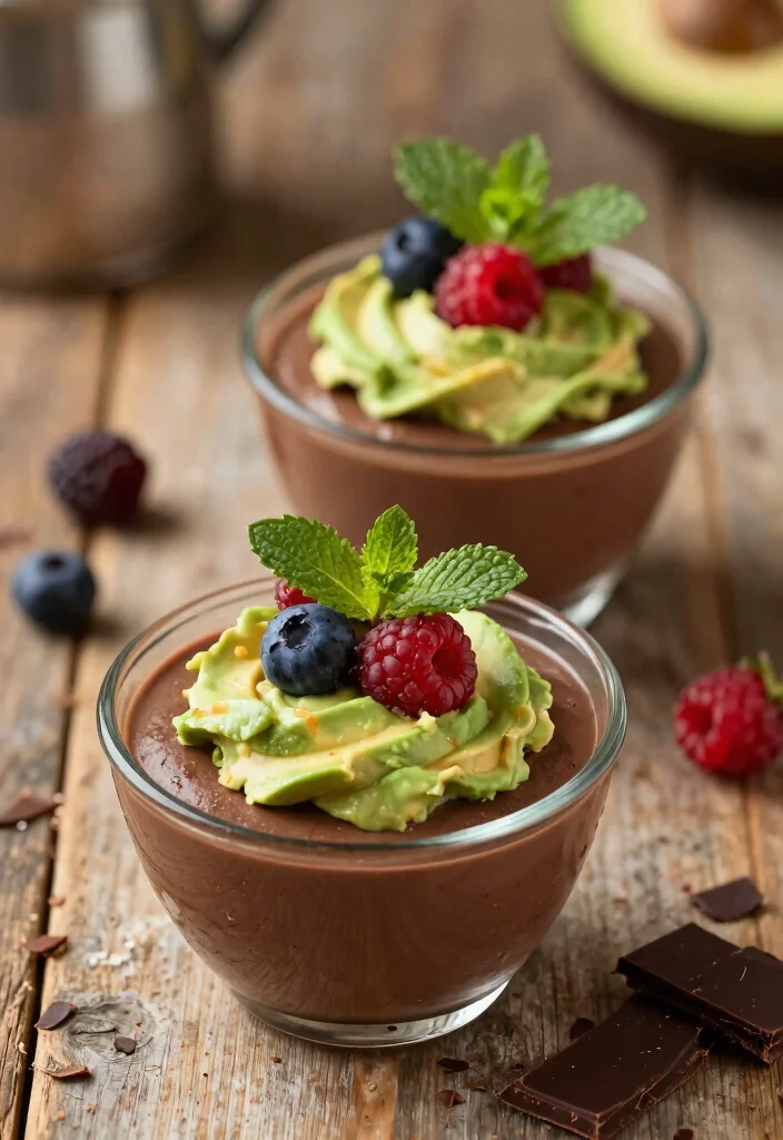 16 Romantic Vegetarian Meals for Two - 15. Chocolate Avocado Mousse 1