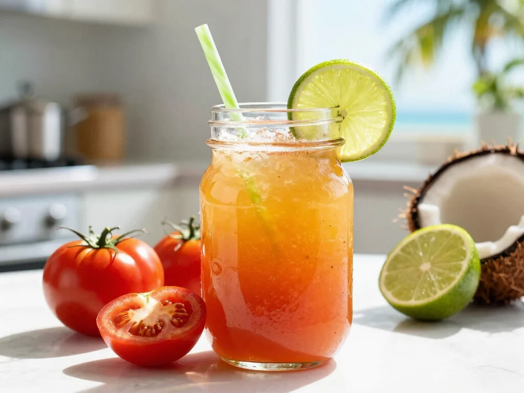16 V8 Juice Recipes for Canning at Home - Caribbean V8 Juice 1